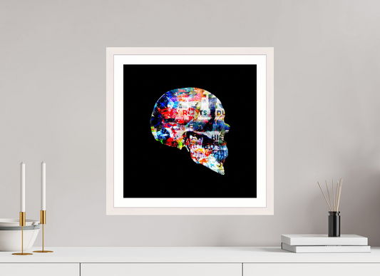 Skull 2 - Framed → MORGAN PASLIER