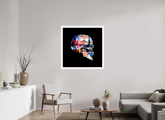 Skull 2 - FRAMED LIMITED EDITION: 150 → MORGAN PASLIER