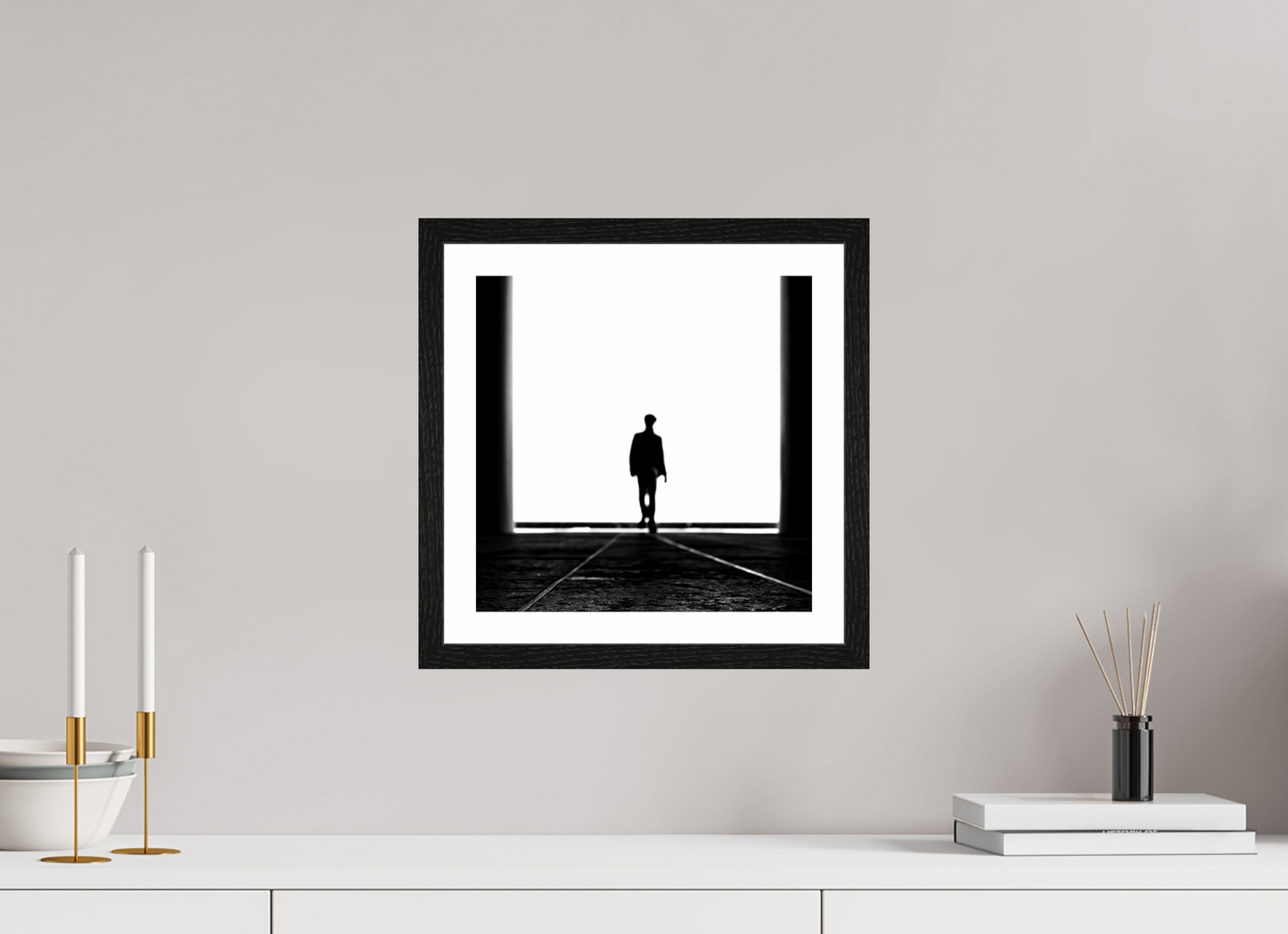 Walk The Line - Framed → DANIEL SMITH
